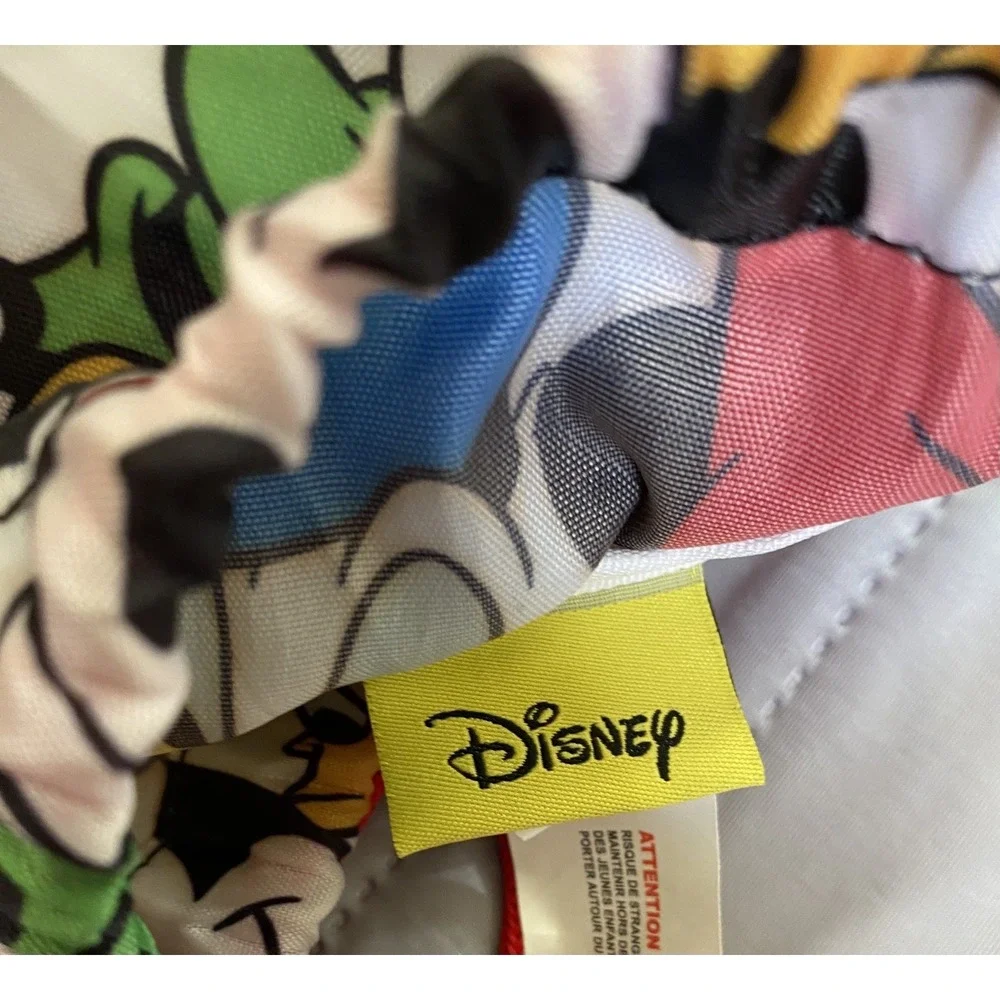 Disney Mickey & Friends Faces Drawstring Bag –‎ Sack Gym Backpack – Official